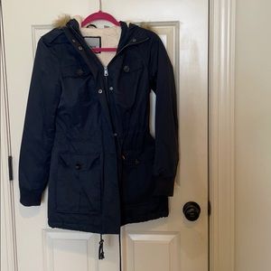 Levi’s Navy blue military jacket xs